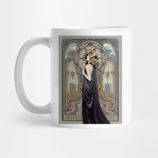 In Deep Thought Vintage 1890 Print Mug